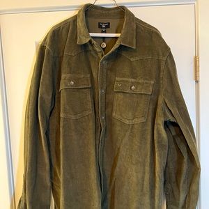 True Religion Corduroy Shirt Jacket sz XXXL